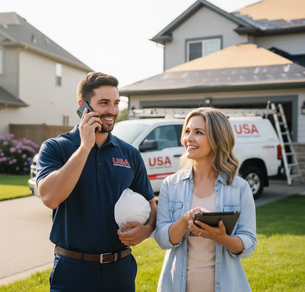 USA Roof Repair Experts customer support in Conover